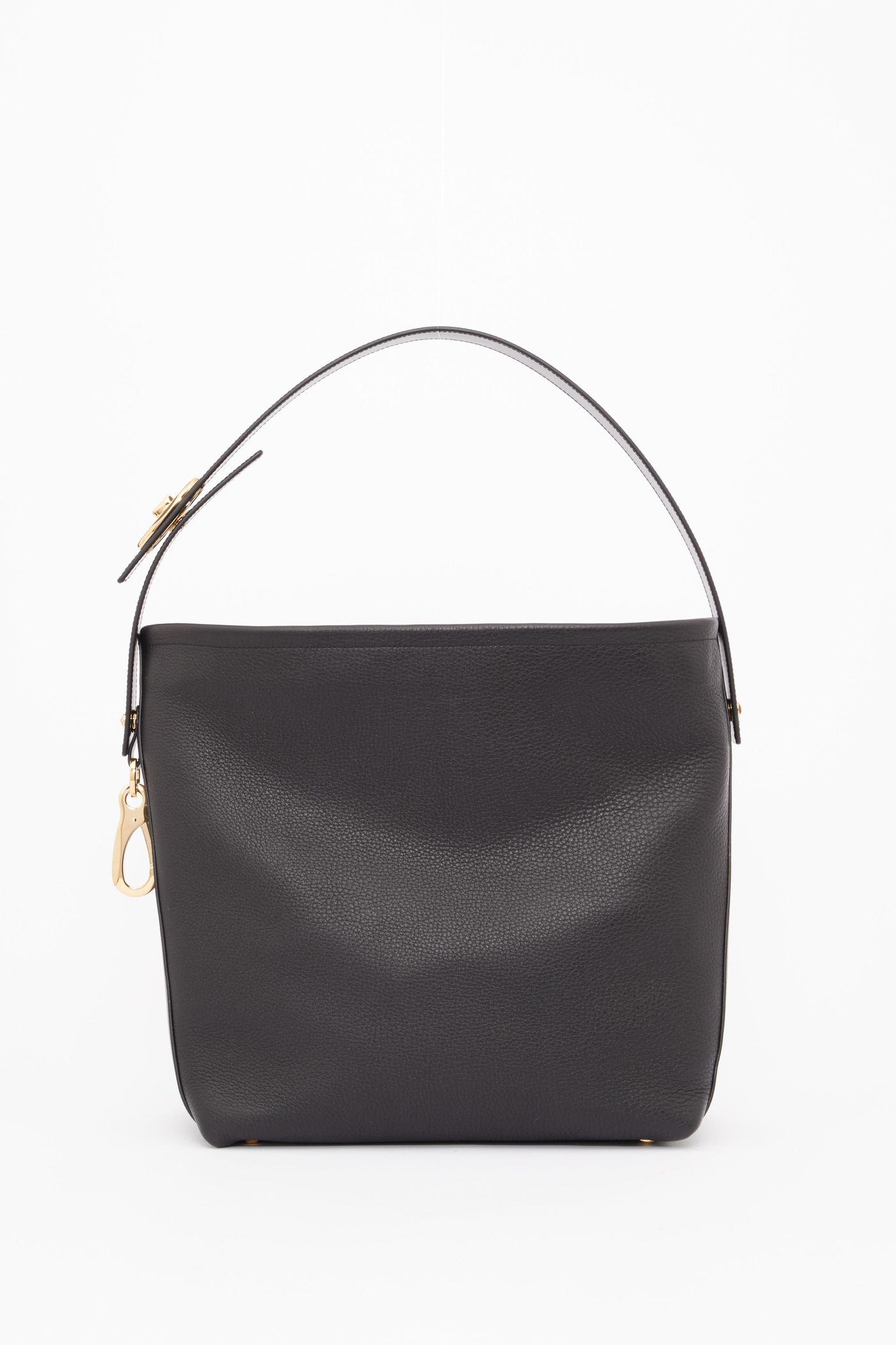 5W2B0Q08BIT0NO-1 Vlogo Locker Hobo – Nero - Image 1