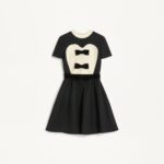 Bows – Nero/soft beige
