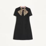 Crepe – Nero/animalier