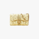 Bag Kleio In Quilted Laminated Lamb Leather - Gold-Versace Gold